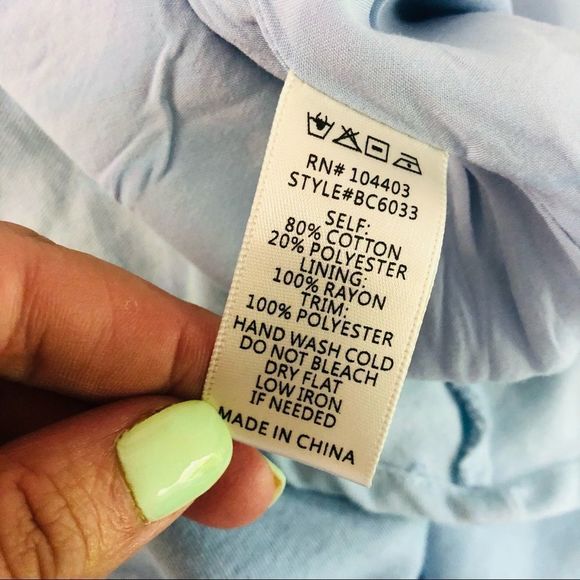 🔥🔥5 for $25🔥🔥 J.O.A. Light Blue off the shoulder fit and flare - Picture 9 of 11